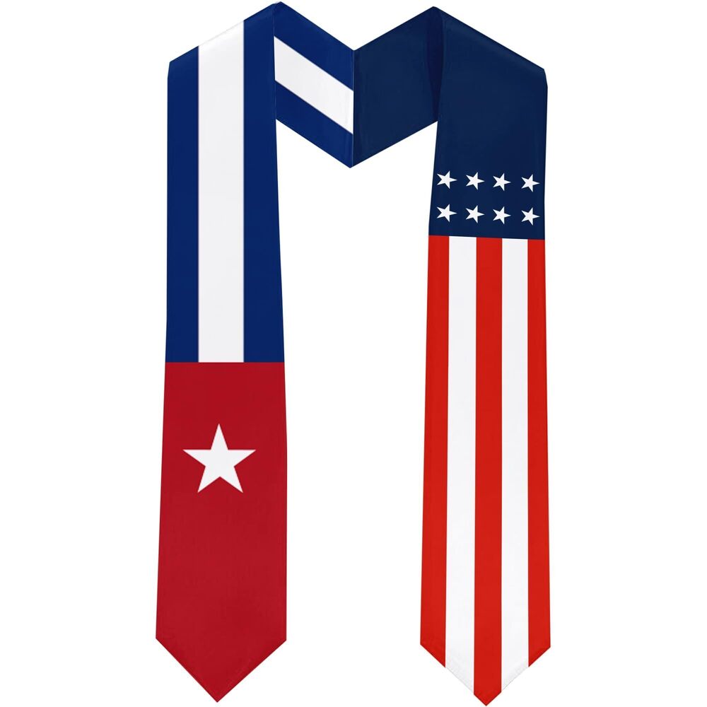 6697 Cuba Flag International Students Graduation Sash Stole Scarves 180 X
